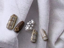 チェックネイル