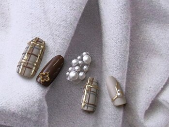 ネイルサロン ソウ 京橋店(Nail Salon Sou)/チェックネイル