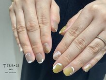 テラスヘア(TERRACE hair)/ピスタチオ×グレー