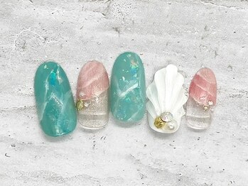 スーン(S∞N)/選べるデザイン定額ネイル￥7980