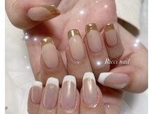 チアフルチア バイ リッチネイル(CheerfulCheer by Ricci nail)/ミラーフレンチ