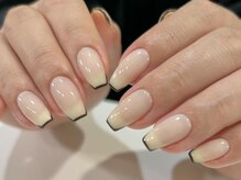 アイネイルズ 渋谷店(I nails)/【Karin.m】ブラウンフレンチ