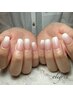【淡く美しい手元に】ベイビーブーマーネイル【アートなし】¥9900→¥9700