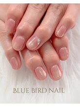 ブルーバードネイル(Blue bird nail)/オーロラパウダーネイル 