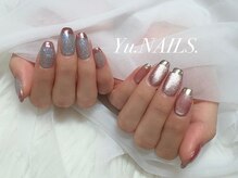 ユーネイルズ 恵比寿(Yu.NAILS.)/冬ネイル！マグネットandミラー