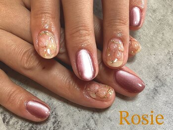 ロージィ(Rosie)/紫陽花ネイル