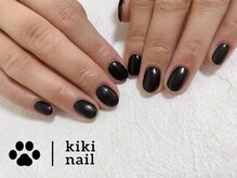 キキネイル 二子玉川(kikinail)/ブラックネイル/夏ネイル
