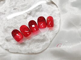 マグネット×フラッシュネイル