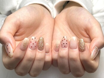 ユニネイル 池袋(Uni Nail)/ちびハートValentineネイル♪