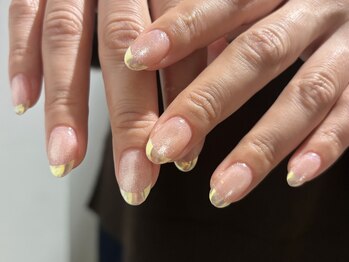ネイルズ ララ(nails Lala)/ミラーフレンチ