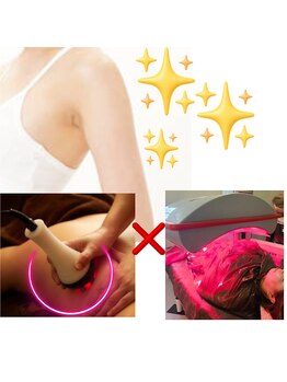 リラ プラス(Lila+)の写真/半袖季節！跡残り無し二の腕集中ケア★ラジオ波高周波10分×EMSサウナ40分で隙間あるスッキリ腕めざそう！