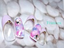 フランセス(Frances)/ラベンダー色タイダイ