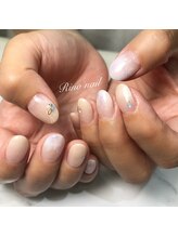 リノ ネイル(Rino nail)/ふんわり紫陽花ネイル