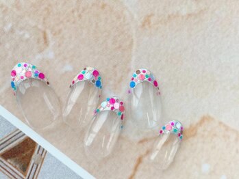 ネイルクルール(Nail.Couleur)/popフレンチ