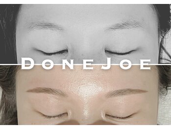 ダンジョウ(DoneJoe)/眉毛ビフォーアフター