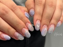 エクラス 銀座(Heclats)/ニュアンスネイル/紫陽花/梅雨