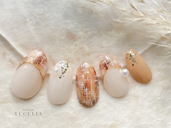 サロンドルクリア(Salon de LUCULIA)/#ツイードネイル