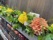 フリースタイル(Free Style)の雰囲気（サロン内にはお花が飾られ、非日常的な癒しと特別な空間を演出☆）