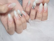 アーブルネイル(arbre nail)/●WHITEbijouネイル