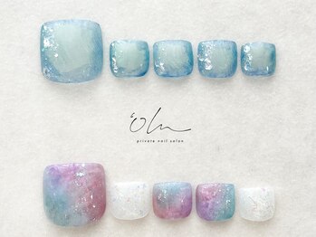 5月フットネイル定額【Nuance】