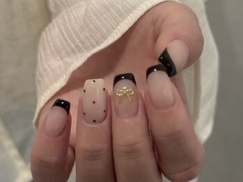 ニコルネイル(nicole nail)の写真/飽きさせないDesign表現がSNSで人気*リボンや流行りのパーツ/マグネット/豊富なカラーも____。渋谷/表参道