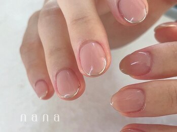 ナナ 白金高輪(nana)/ショート ミラーフレンチ
