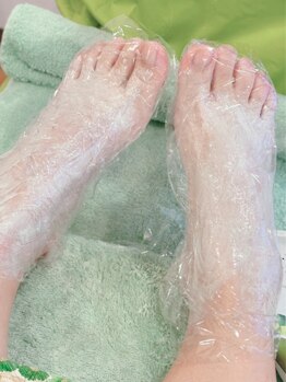 ネイルサロンアンドスクール シーグリーン(SEAGREEN)/フットスパ【4】クレイマスク