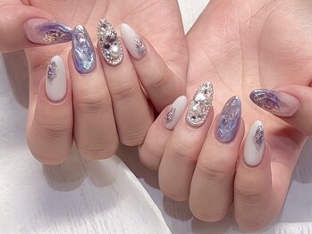 シシュ 梅田店(SyiSyu)の写真/パラジェル登録店★デザインは好きだけど長さが揃ってなくて満足できない方に◎ジェルで長さ出し１本～対応