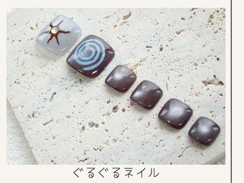 プレンティー 北千住西口店(plenty)/ぐるぐるフットネイル