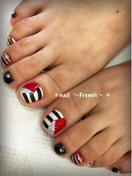 ヘアーアンドネイル フレンチ(French)/ボーダー