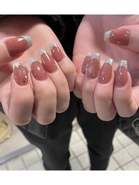 ラメフレンチ