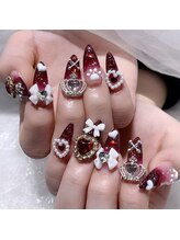 クイーンズビューティーサロン 歌舞伎町店(Queen's beauty salon)/チップ長さ出しアートやり放題