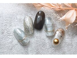 冬ニュアンスネイル