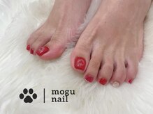 モグネイル(Mogunail)/フット定額デザイン/秋冬ネイル