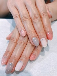 ウォータリーカラフルネイル