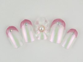 ぷっくりフラワーネイル6930円