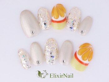 エリクサーネイル 五反田(Elixir Nail)/定額a シンプル／クーポン使用
