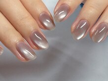 ネイルルームリラ 川崎(nailroom lilas)/マグネットワンカラー＊自爪育成