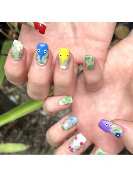 かわいいおつめ/Paint Art