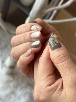 クリスマスネイル