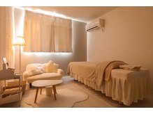 ゆめそらの雰囲気(空をイメージして白を基調としたお部屋になっています☆)
