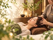 にこりら ニコリラックス(nico relax)の雰囲気（心地良い力加減で頭をほぐします。肩こり、首こりの緩和にも◎）