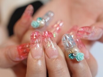 ネルフィーズ(NAILFY's)/キラキラ♪ステンドグラスネイル