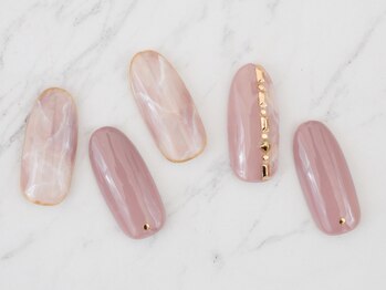 ナンバーファイブ(N°5)/大人マーブルネイル