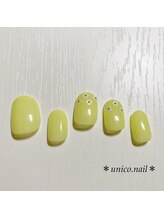 アトリエネイルウニコ (atelier nail unico)/ホログラムのお花畑