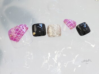 geNe 'n GRUS(ジーン アンド グルス)/8・9月フットエアジェルアート