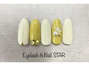 スター(STAR)/秋ネイル