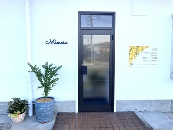 ミモザ/お店の入り口