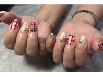 チェックネイル