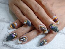 ワイエムディネイル(Y.m.d nail)の雰囲気（兎に角パーツが豊富◎転写ホイルや、写ネイル(プロ用シール)も★）